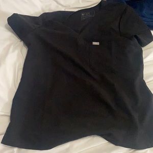 Figs black casma top size large